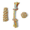 Polyester Rope Dog Toy Set（3pcs）
