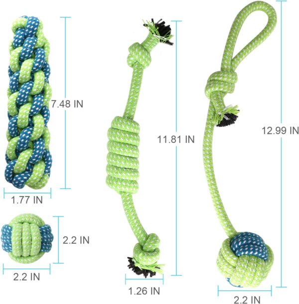 Polyester Rope Dog Toy Set （4pcs）