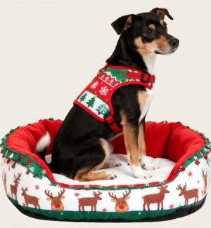 Bed -- Christmas outfit